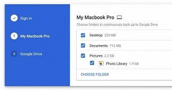 Backup and Sync app on MacBook Pro