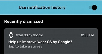 Wear OS notification on Android devices