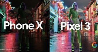 iPhone XS versus Pixel 3 in Google comparison