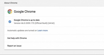 Google Chrome 66.0.3359.170 released