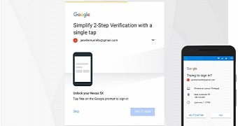 New Google prompt for 2-step verification