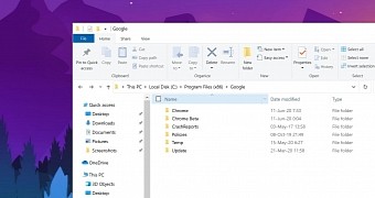 Google Chrome installation folder on Windows