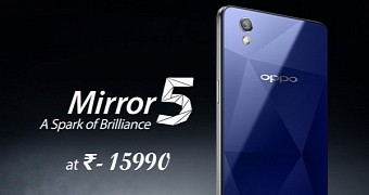 Gorgeous Oppo Mirror 5 with Quad-Core CPU, 2GB RAM Goes on Sale in India