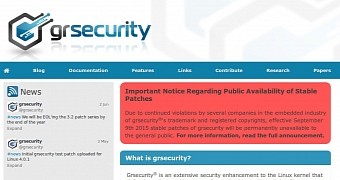 Grsecurity website