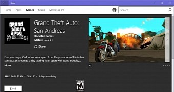 GTA San Andreas discount in the store