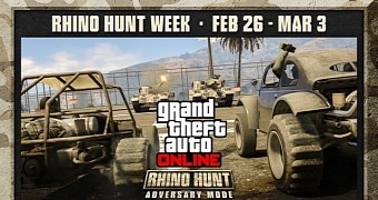 GTA V Online launches a Rhino Hunt week