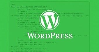 WordPress core file replaced to redirect users to scammy websites