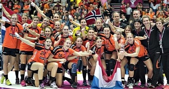 The Dutch woman handball team