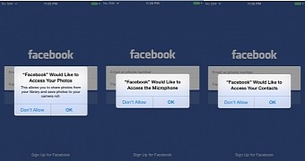 Compromised Facebook iOS application