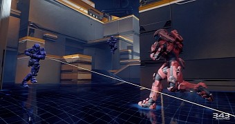 Arena action in Halo 5: Guardians