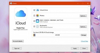 iCloud for Windows 10