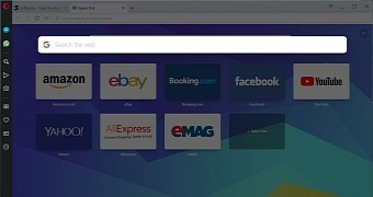 Opera browser Instant Search