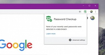 Google Chrome Password Checkup extension