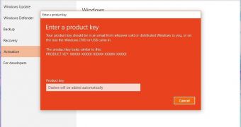 Activating with a Windows 7 key works like a breeze