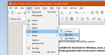 QR code in LibreOffice 6.4