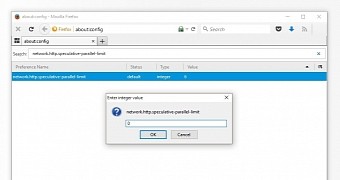 How to disable link pre-connections in Firefox