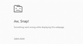 Loading websites failing with the infamous "Aw, Snap" error