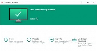 Kaspersky Antivirus on Windows 10