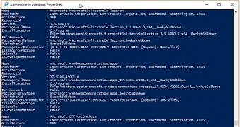 Removing apps can be made with PowerShell