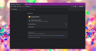 Google Chrome with an extensions menu