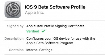 iOS 9 Public Beta Profile