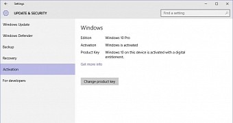 Windows 10 1511 now allows you to easily upgrade to Pro