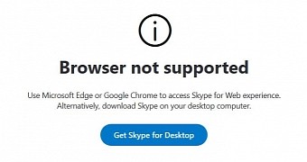 Skype for Web does not work in Mozilla Firefox