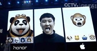 Huawei's own version of Animoji can recognize the tongue