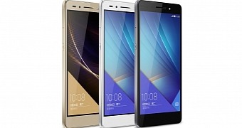 Huawei Honor 7 comes in three distinct colors