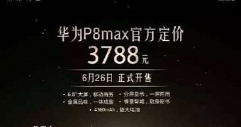 Huawei P8max Gets Premium $610 Price Tag