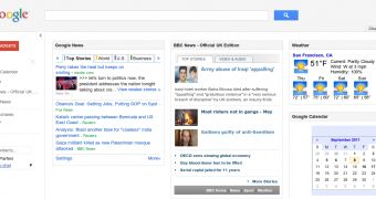 The new iGoogle homepage