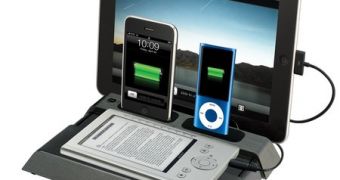 iHome iB969 Charges up to Four Devices Simultaneously, including iPad