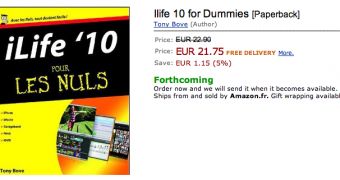 iLife '10 for Dummies, a book created by the popular "For Dummies" series, is seemingly set to launch September 23