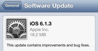 iOS 6.1.3 software update