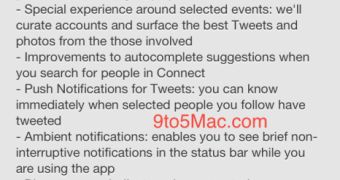 iOS 6 App Store Leaks Major Enhancements Planned for Twitter 4.3