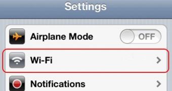 iOS settings (screenshot)