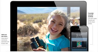 iOS 6 Shared Photo Streams promo