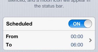 iOS 6 Do No Disturb bug