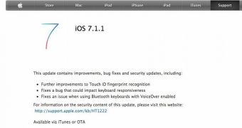 iOS 7.1.1 available for download