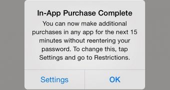 In-App Purchase prompt