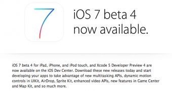 iOS 7 Beta 4 download invite
