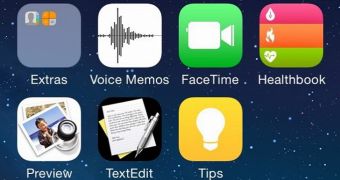 iOS 8 screenshot