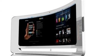 Curved iMac concept