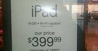 iPad 16GB Sold for only $399.99 by T.J. Maxx Discount Store