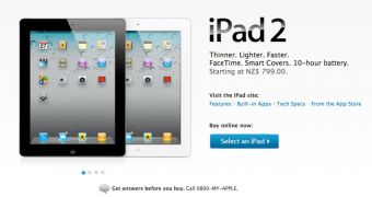 iPad 2 available for order in New Zealand