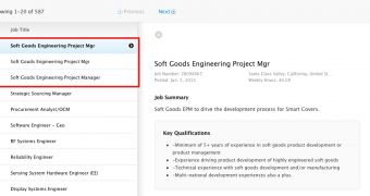 Soft Goods Engineering Project Manager job openings