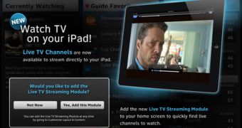 DIRECTV App for iPad - marketing material