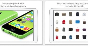 Apple Store for iPad screenshots