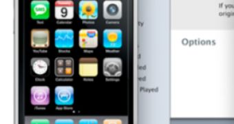 Mockup of Apple's iPhone 2.1 Software Update banner