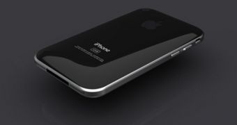 An artist's conception of the upcoming iPhone - unibody design